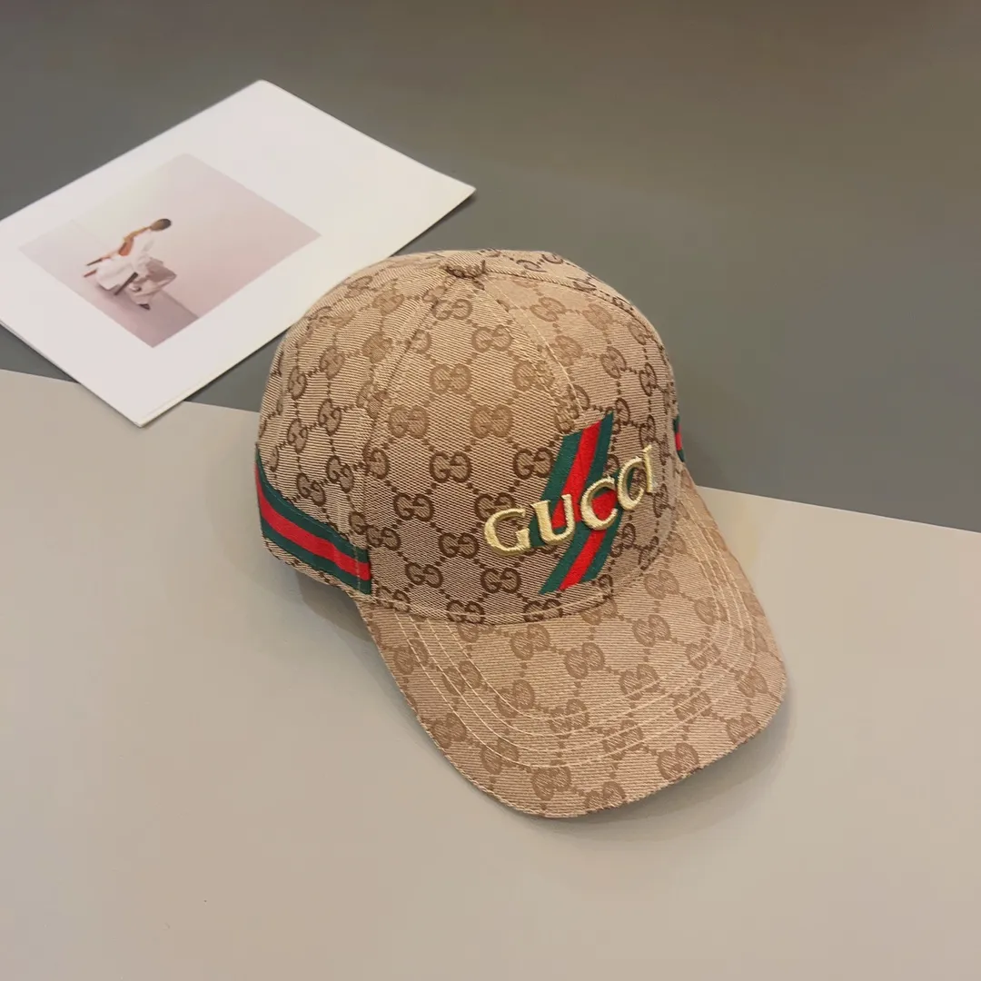 🉐60💰 🧢2022GUCCI Gucci high-end baseball cap is a hot style, using high-end hat base, foreign single quality, unbeatable high-end, super versatile style