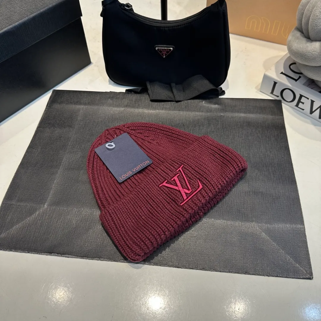 P58 LV Louis new autumn and winter style wool hat, 100% wool fabric🐑