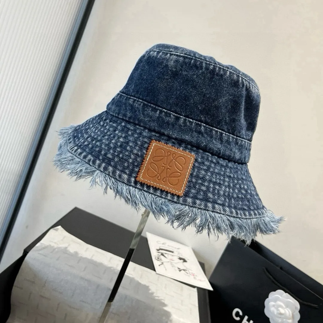 💰110¥ LOEWE new denim fisherman hat, head circumference 57cm