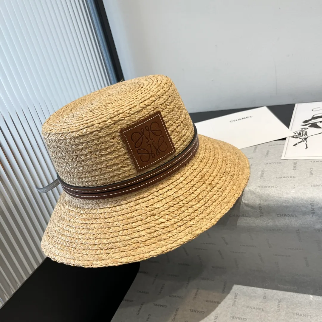 💰170¥ LOEWE Laffia hat, bucket hat, head circumference 57cm