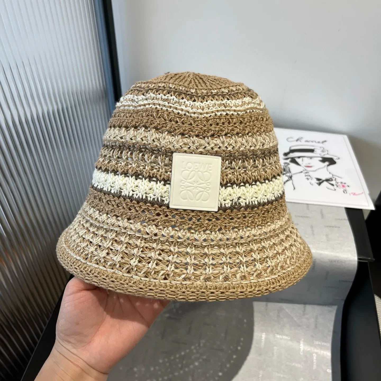 💰100¥ ＬＯＥＥＥLoewe handhook wool fisherman hat
