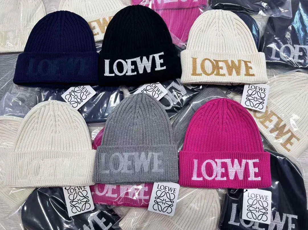 Loewe beanie knitted hat