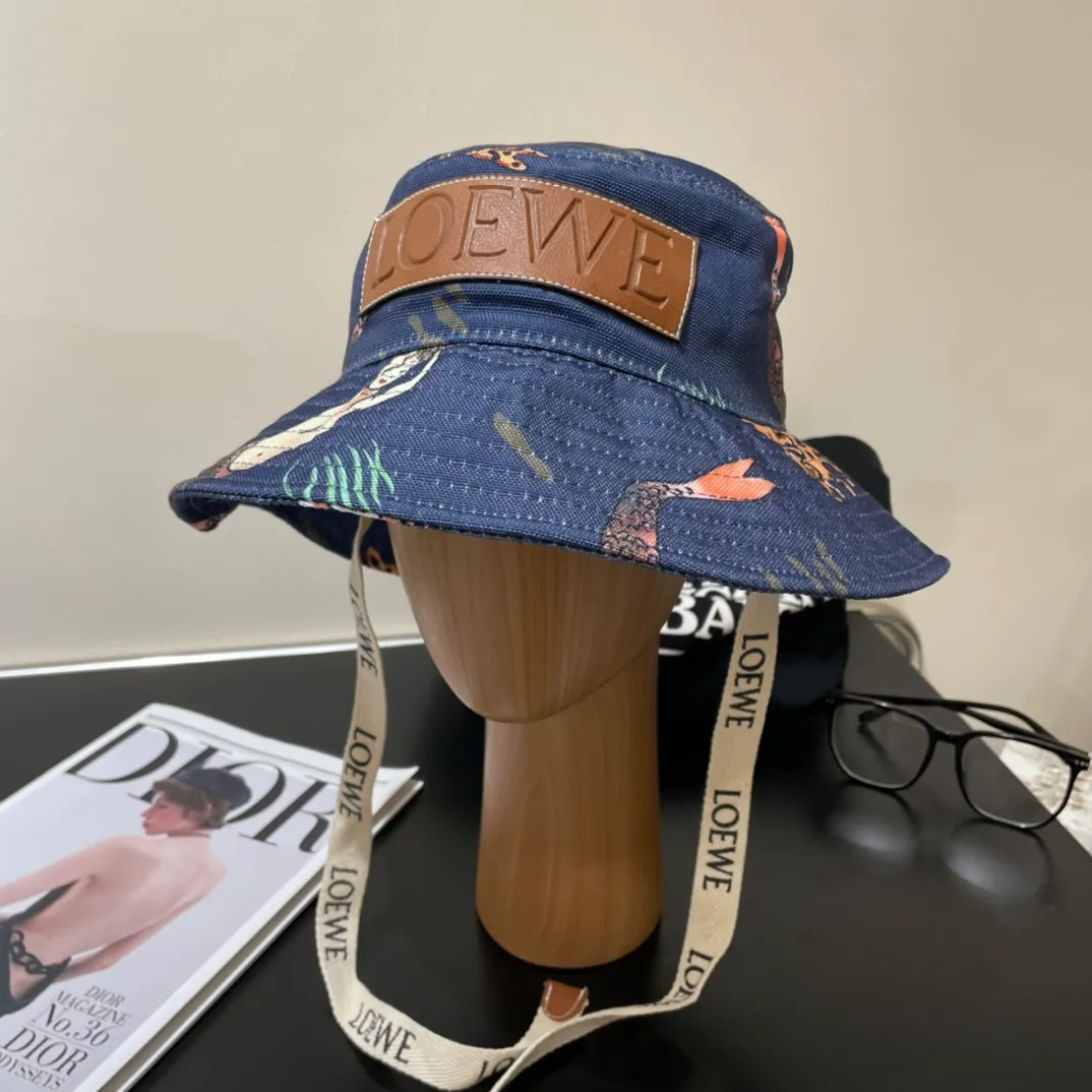 P76 Lowewe🌸 Japanese purchasing agent Yu Shuxin's same style fisherman hat Luojia basin hat water lily mermaid star Wang Yibo sunshade beach hat