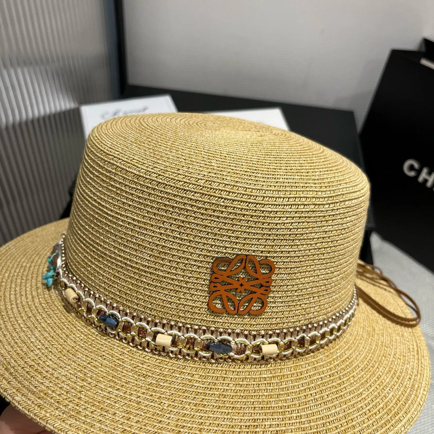 💰140¥ ＬＯＥＷＥ Loewee’s new flat top hat, head circumference 57cm