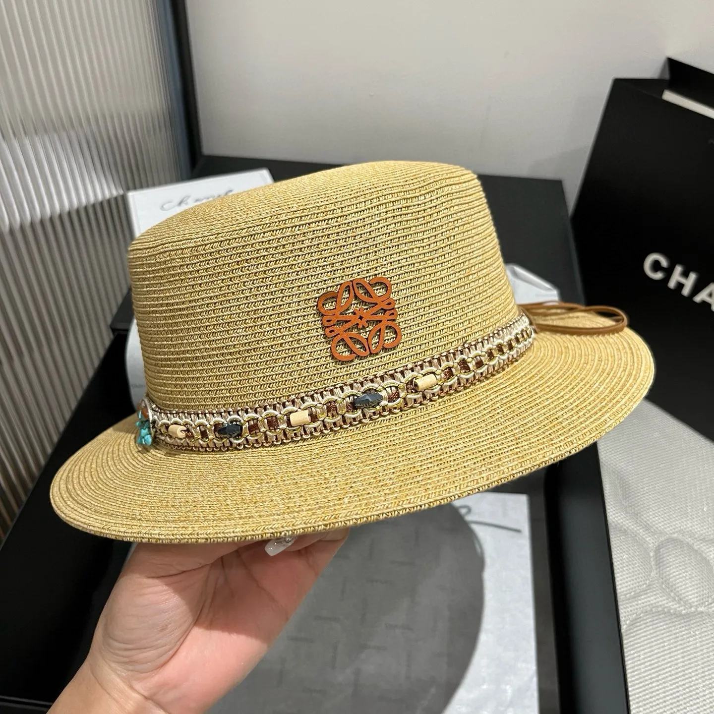 💰140¥ ＬＯＥＷＥ Loewee’s new flat top hat, head circumference 57cm