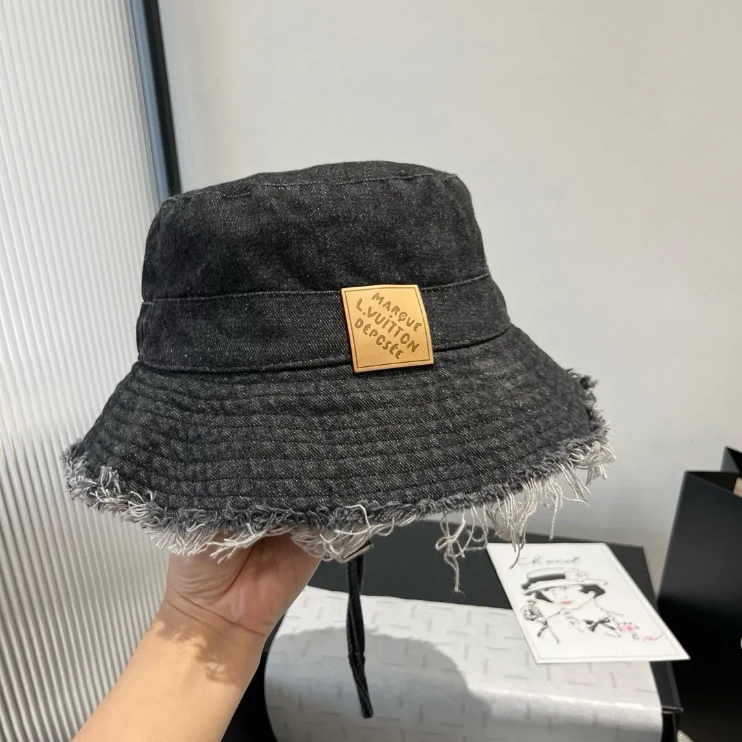 💰100¥ LOEWE denim bucket hat, head circumference 57cm