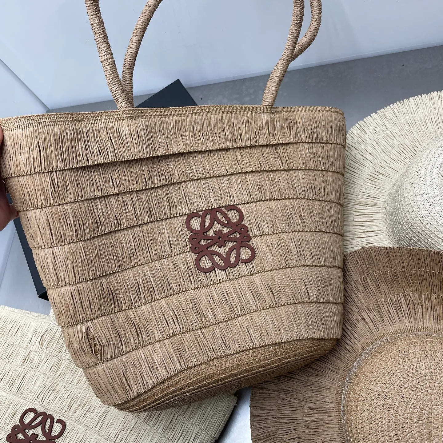 Loewe Beach 🏖️Vacation style straw hat bag