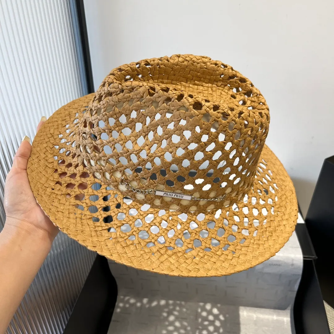 💰130¥ miumiu new top hat, hollow top hat, head circumference 57cm