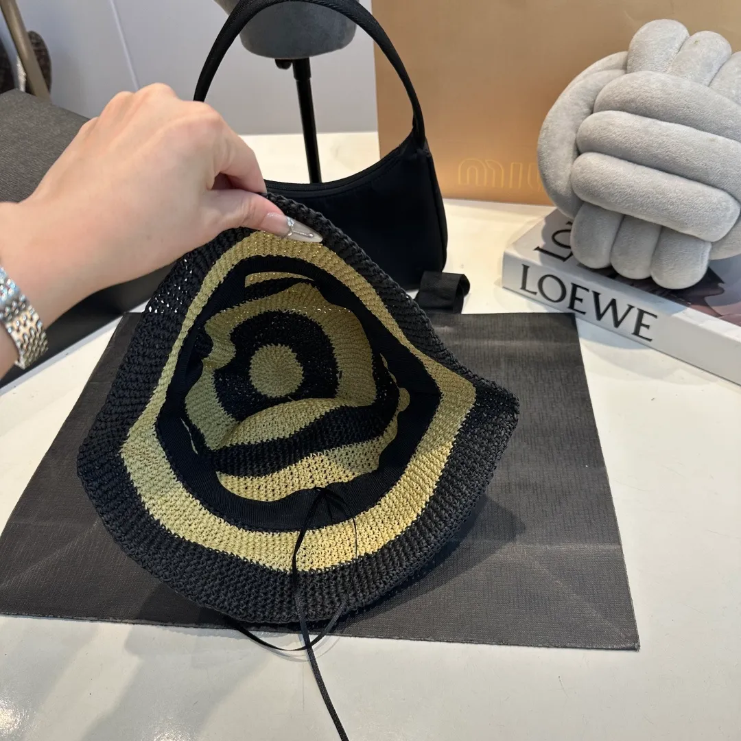 P90 miumiu new sunshade straw hat, head circumference 57cm