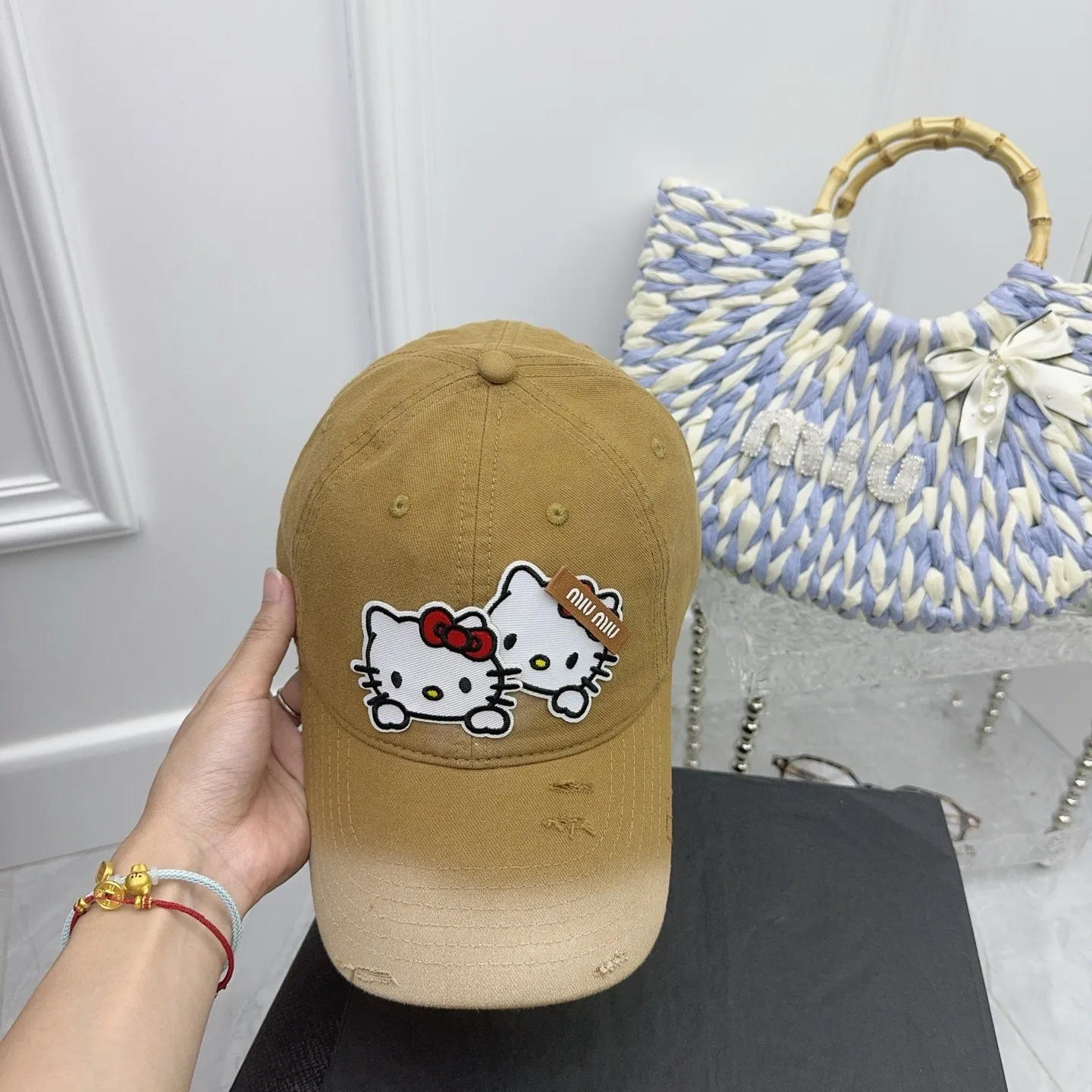 Kitty’s new baseball cap is here 🆕 Cute miumiu design for younger girls~