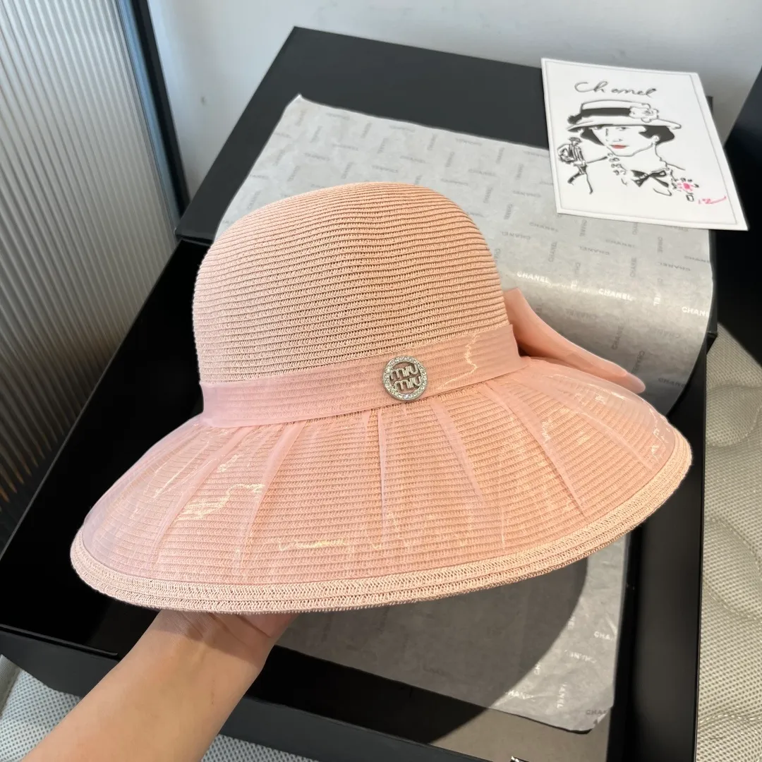 💰140¥ miumiu new bow basin hat, high-end customization, head circumference 57cm