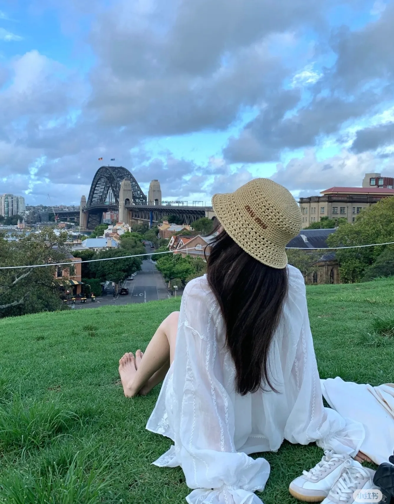 2⃣️5⃣️New ꫛꫀꪝ ❥—— ✨Imported raffia crochet straw hat ⚜️miumiu embroidery counter style versatile fashion style 🤩natural color