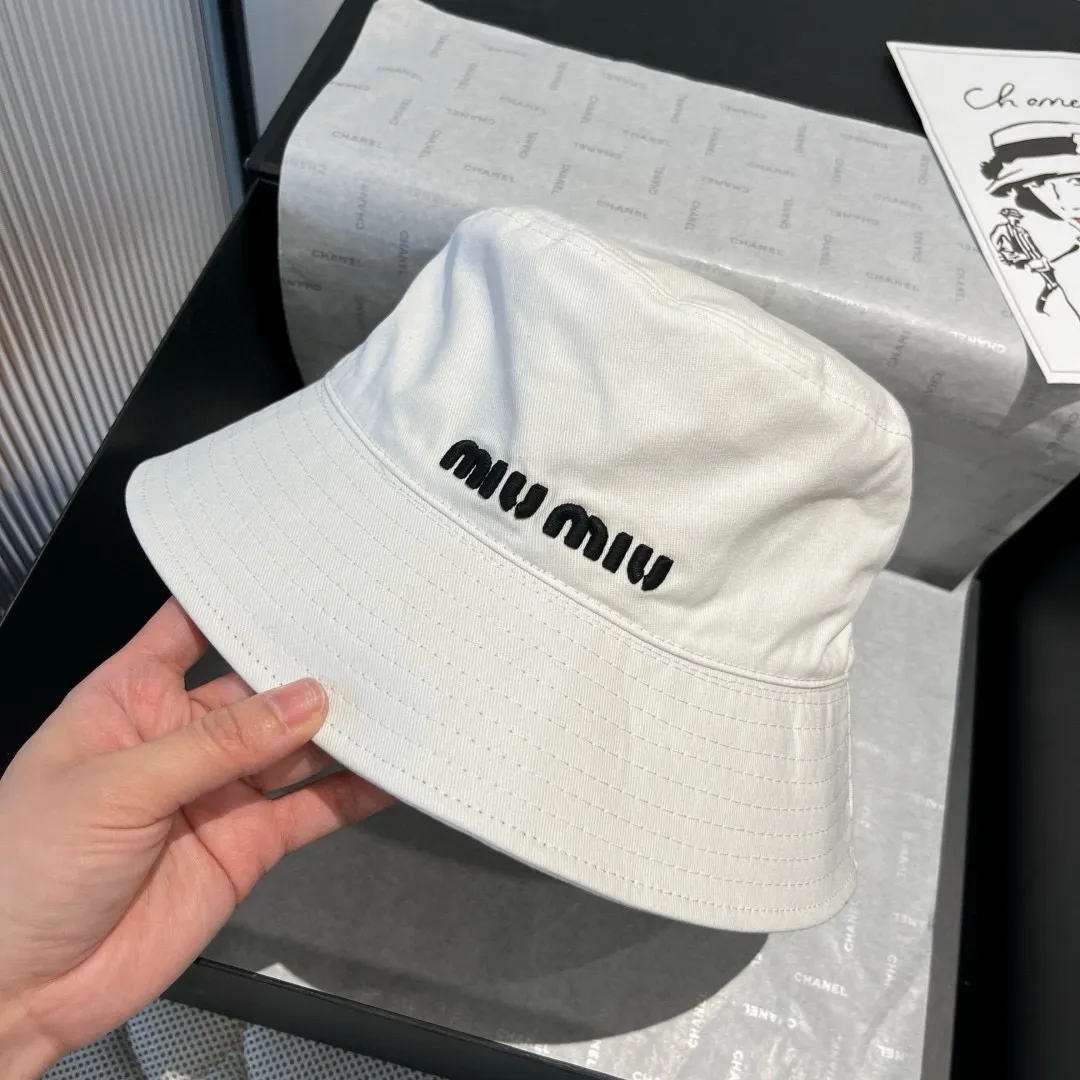 💰80¥ miumiu new style pure cotton fisherman hat, head circumference 57cm