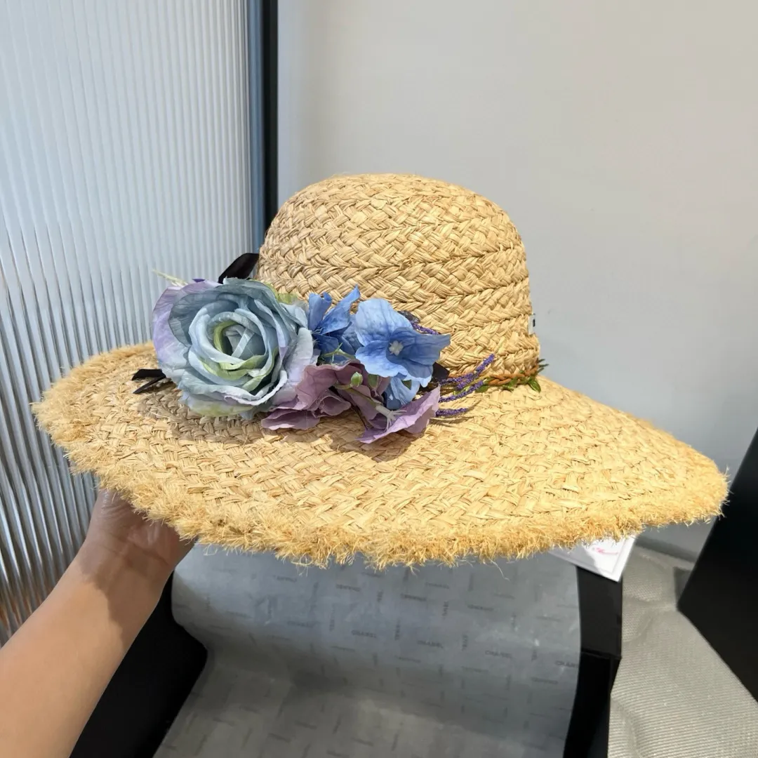 150¥ miumiu raffia straw hat, a must-have for travel, head circumference 57cm