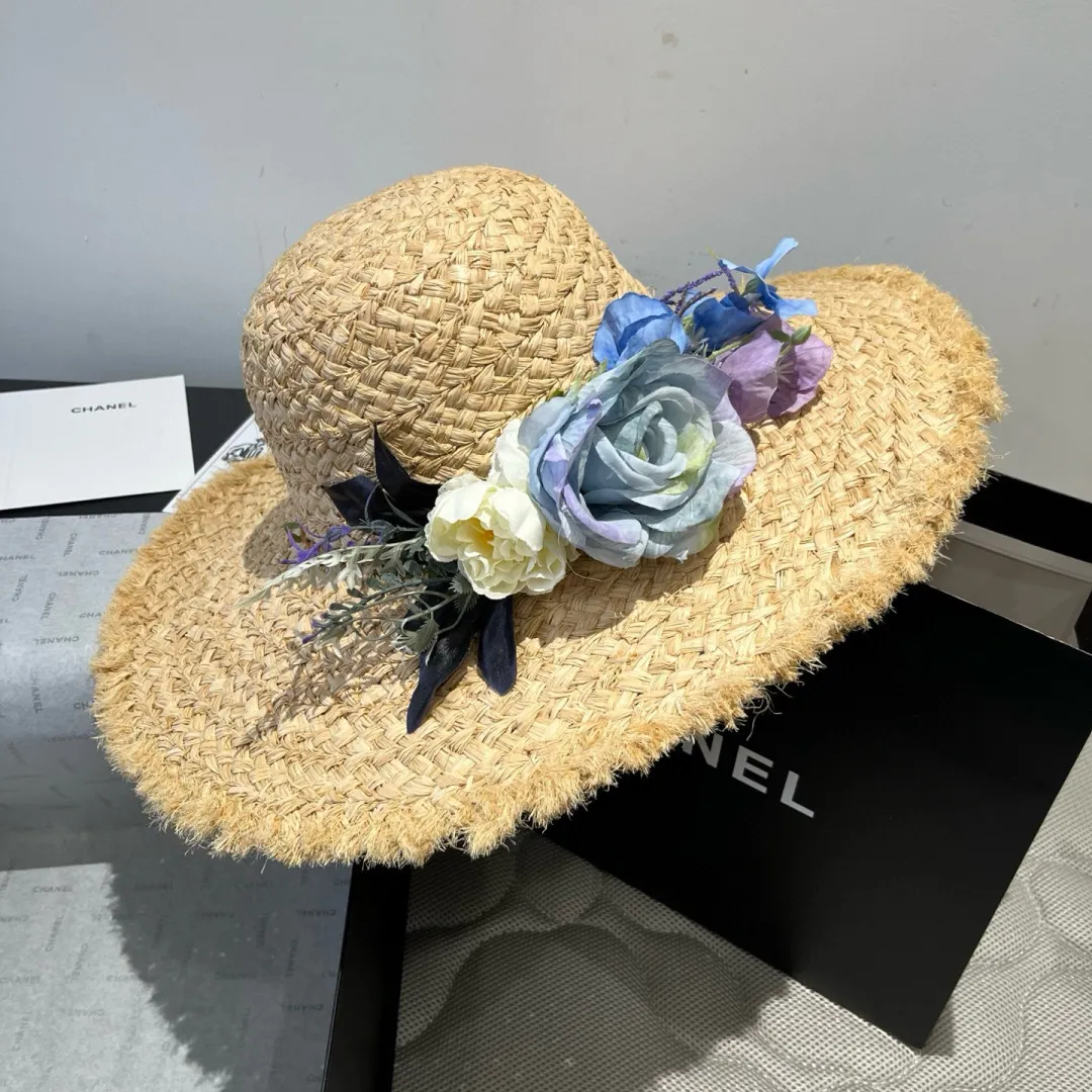 150¥ miumiu raffia straw hat, a must-have for travel, head circumference 57cm