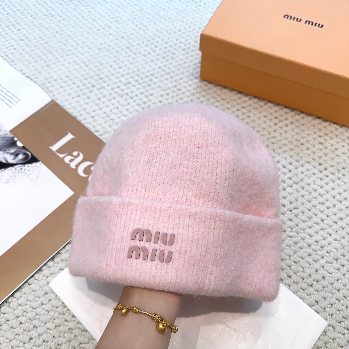 P50 miumiu new knitted hat! High-elastic fabric, classic colors, same style for men and women. Miu’s popular knitted hat! Xiaohongshu’s new product is released, it’s so 🉑️, high-elastic fabric, classic color