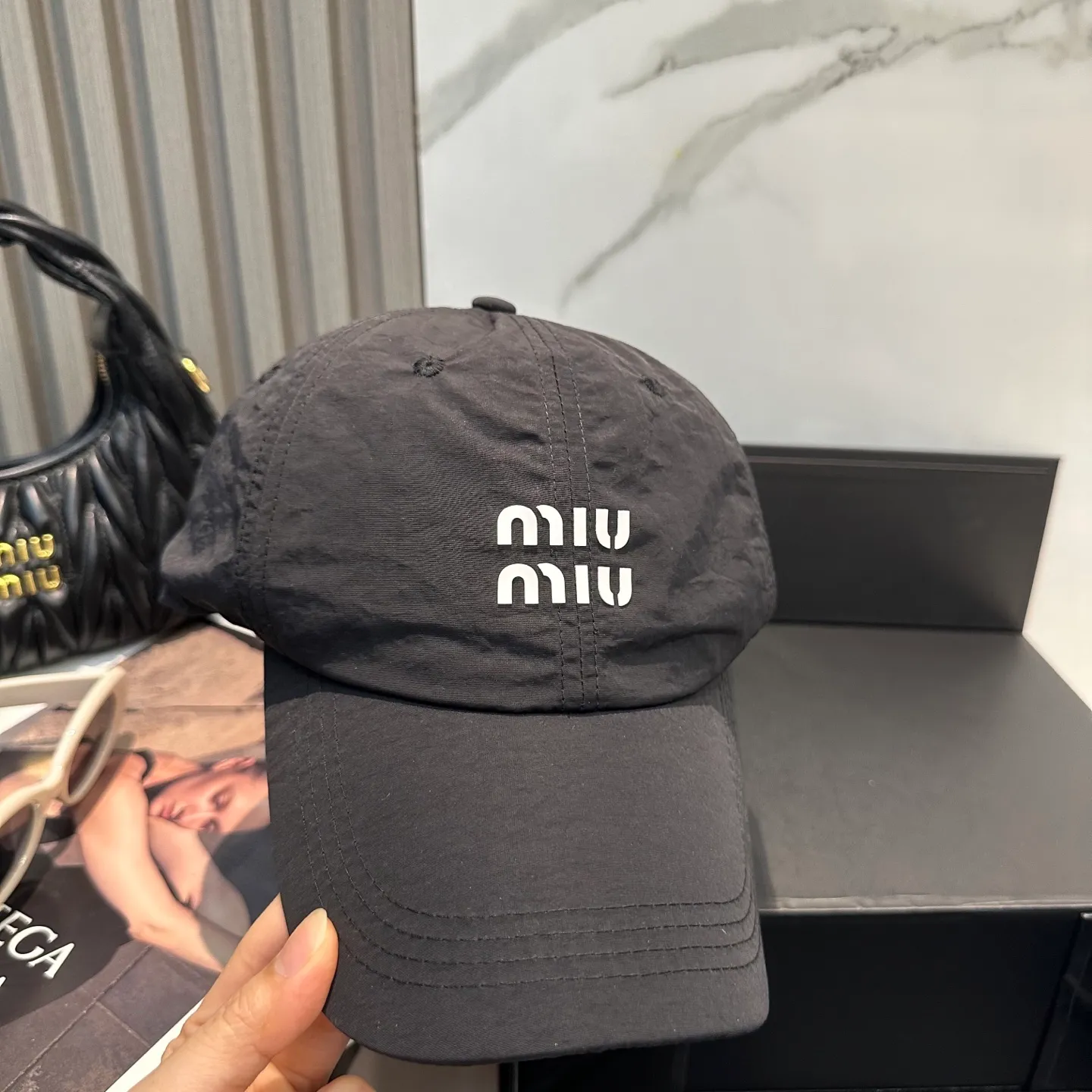 P50 miumiu new quick-drying simple baseball cap 🧢Light, breathable, trendy and versatile, Xiaohongshu grows grass, poison Get your boyfriend and cool together