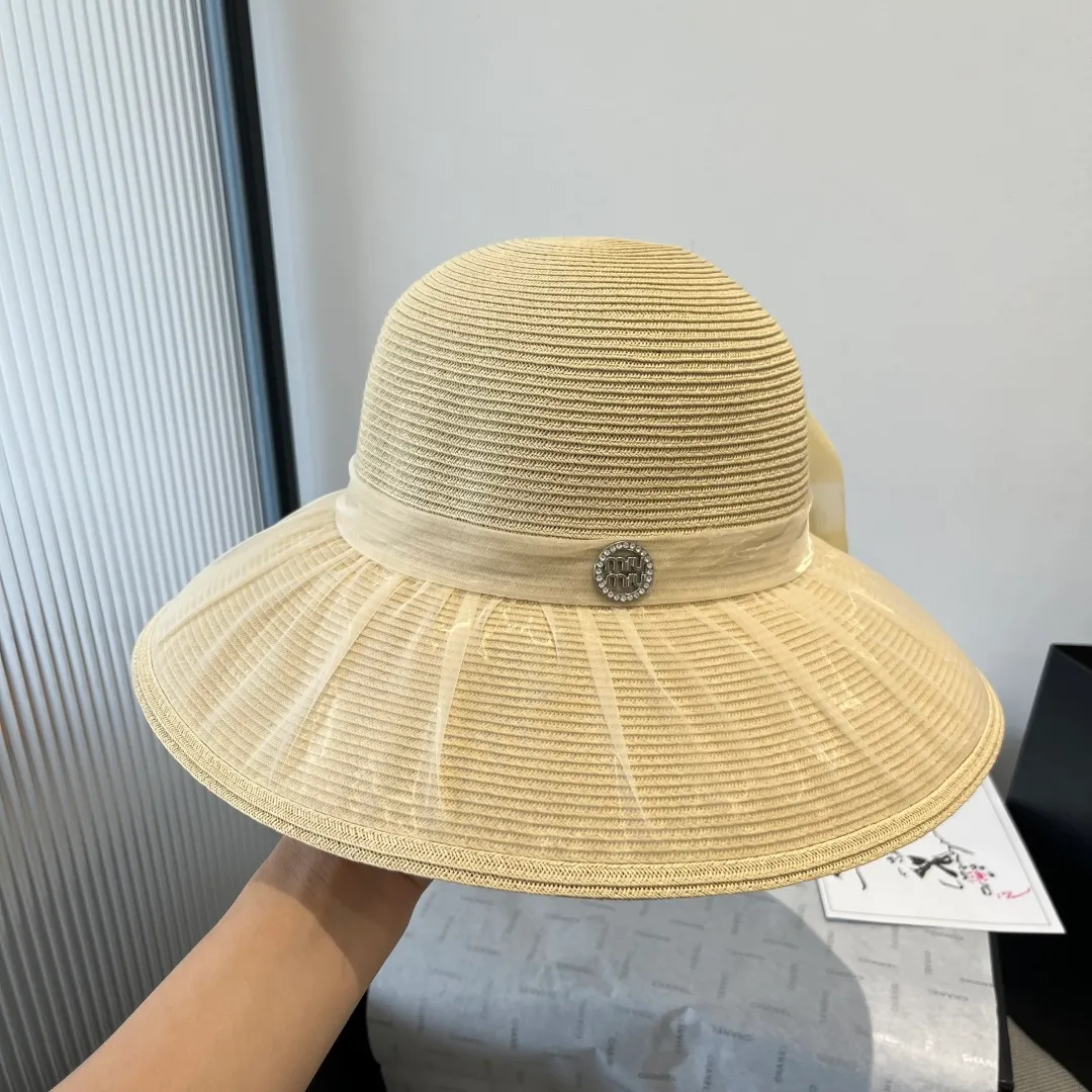💰140¥ miumiu new bow basin hat, high-end customization, head circumference 57cm