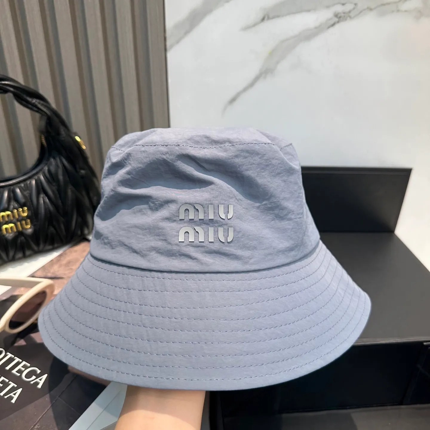 P50 miumiu Miu Miu's new quick-drying simple fisherman hat 🧢Light and breathable, trendy and versatile, Xiaohongshu grows grass, poison Get your boyfriend and cool together