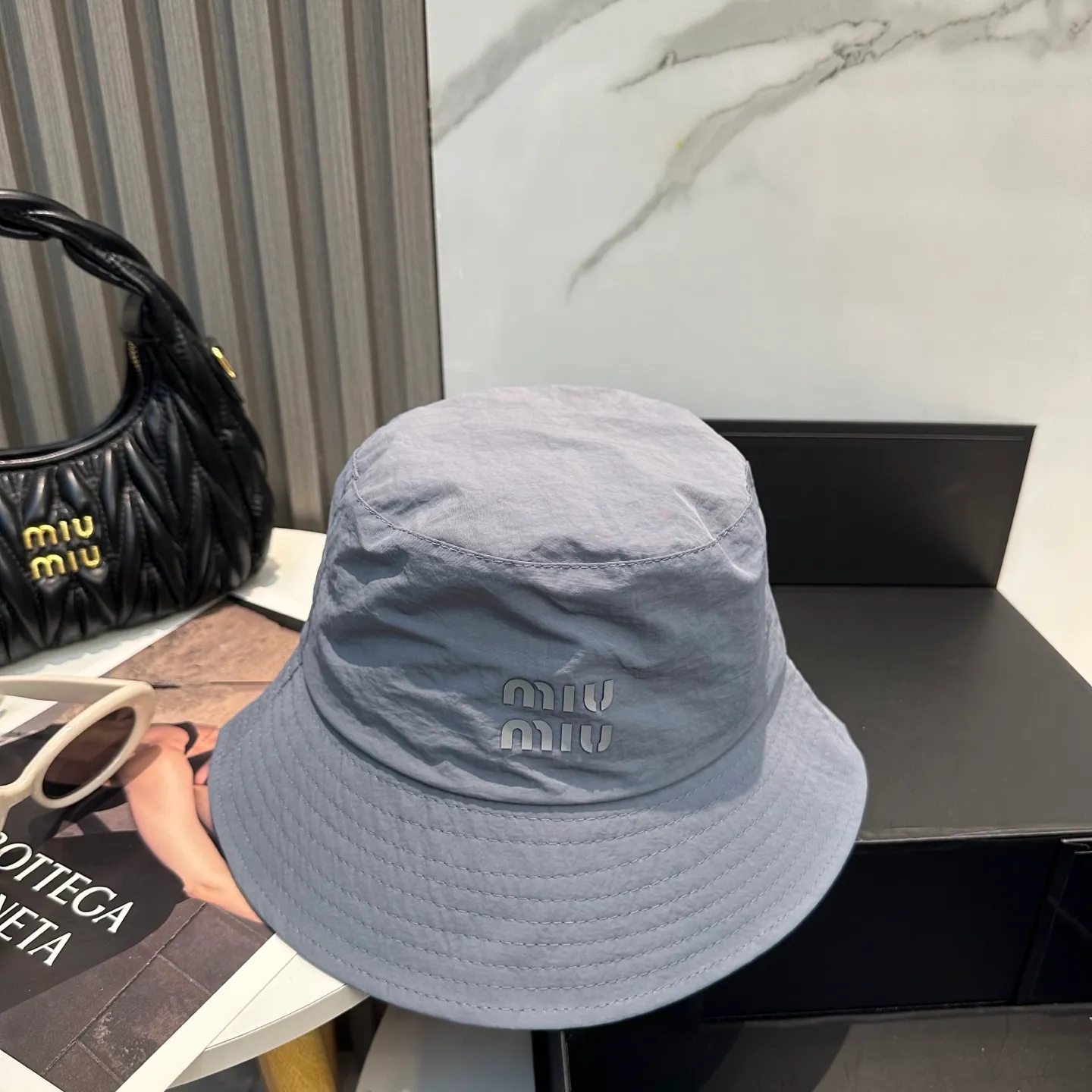 P50 miumiu Miu Miu's new quick-drying simple fisherman hat 🧢Light and breathable, trendy and versatile, Xiaohongshu grows grass, poison Get your boyfriend and cool together