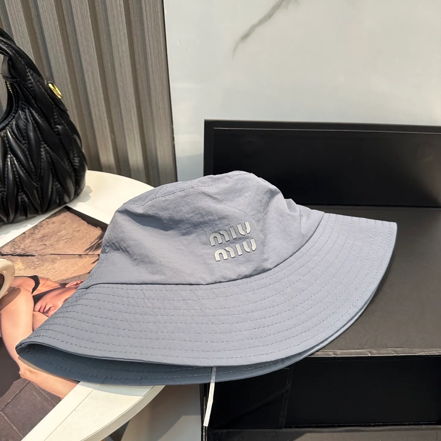 P50 miumiu Miu Miu's new quick-drying simple fisherman hat 🧢Light and breathable, trendy and versatile, Xiaohongshu grows grass, poison Get your boyfriend and cool together