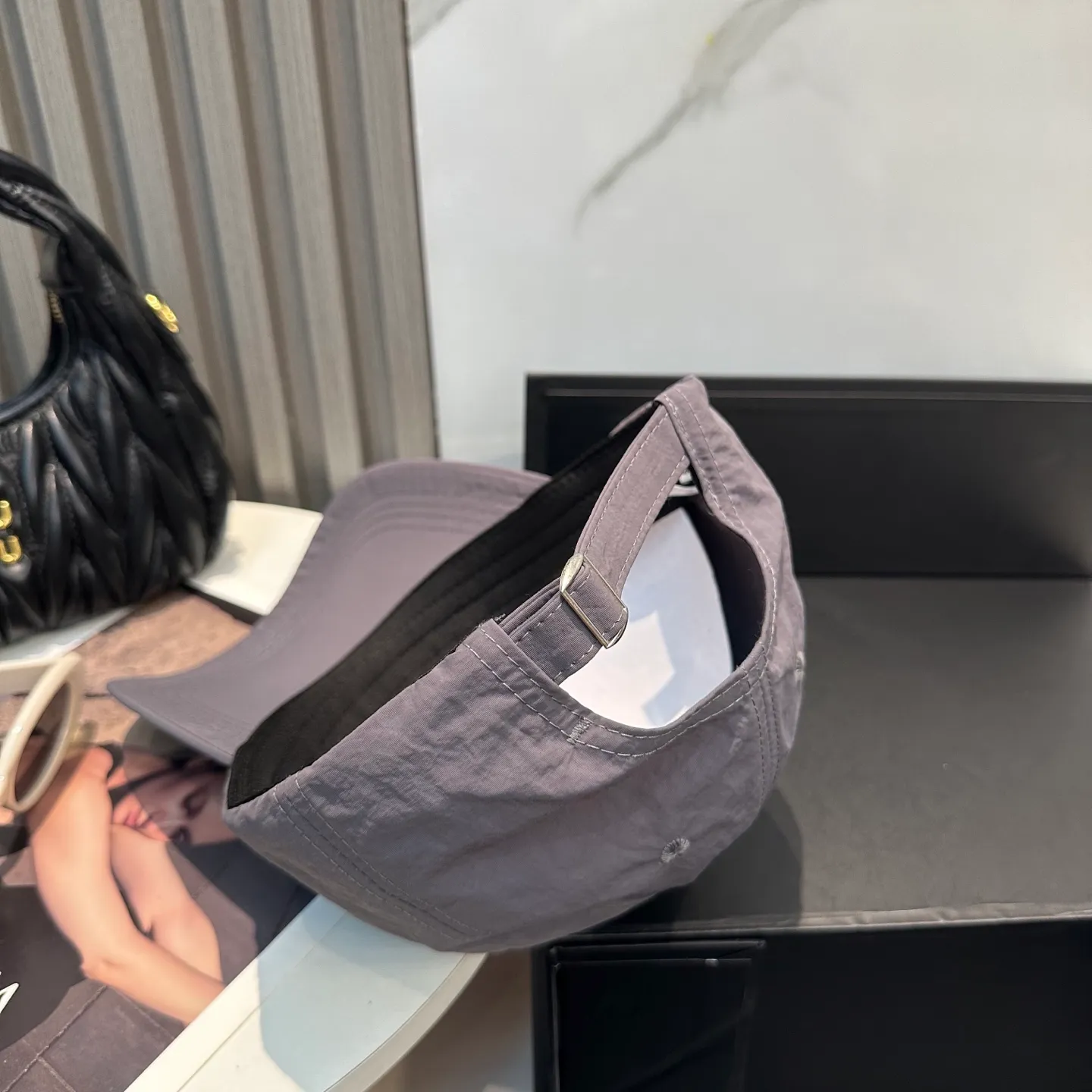 P60 miumiu new quick-drying simple baseball cap 🧢Light, breathable, trendy and versatile, Xiaohongshu grows grass, poison Get your boyfriend and cool together