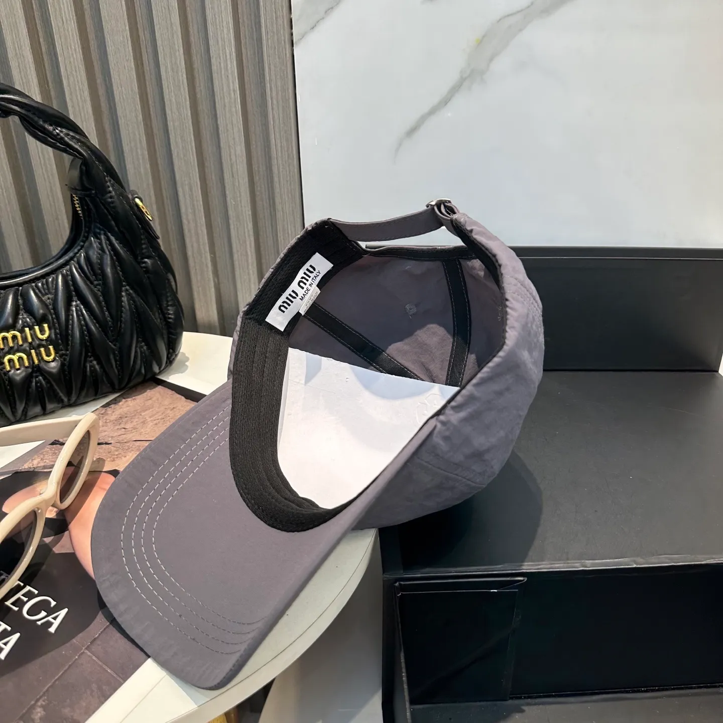 P60 miumiu new quick-drying simple baseball cap 🧢Light, breathable, trendy and versatile, Xiaohongshu grows grass, poison Get your boyfriend and cool together