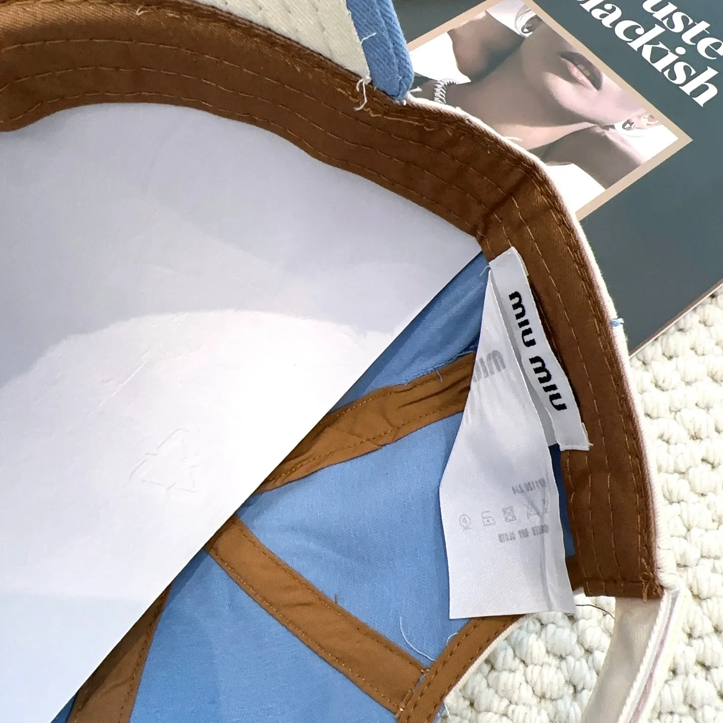 P80💛 Comes with dust bag. [Miumiu Miu Miu] High version of the new order style embroidered baseball cap🧢The big brand style is super easy to match, so hurry up and get it!