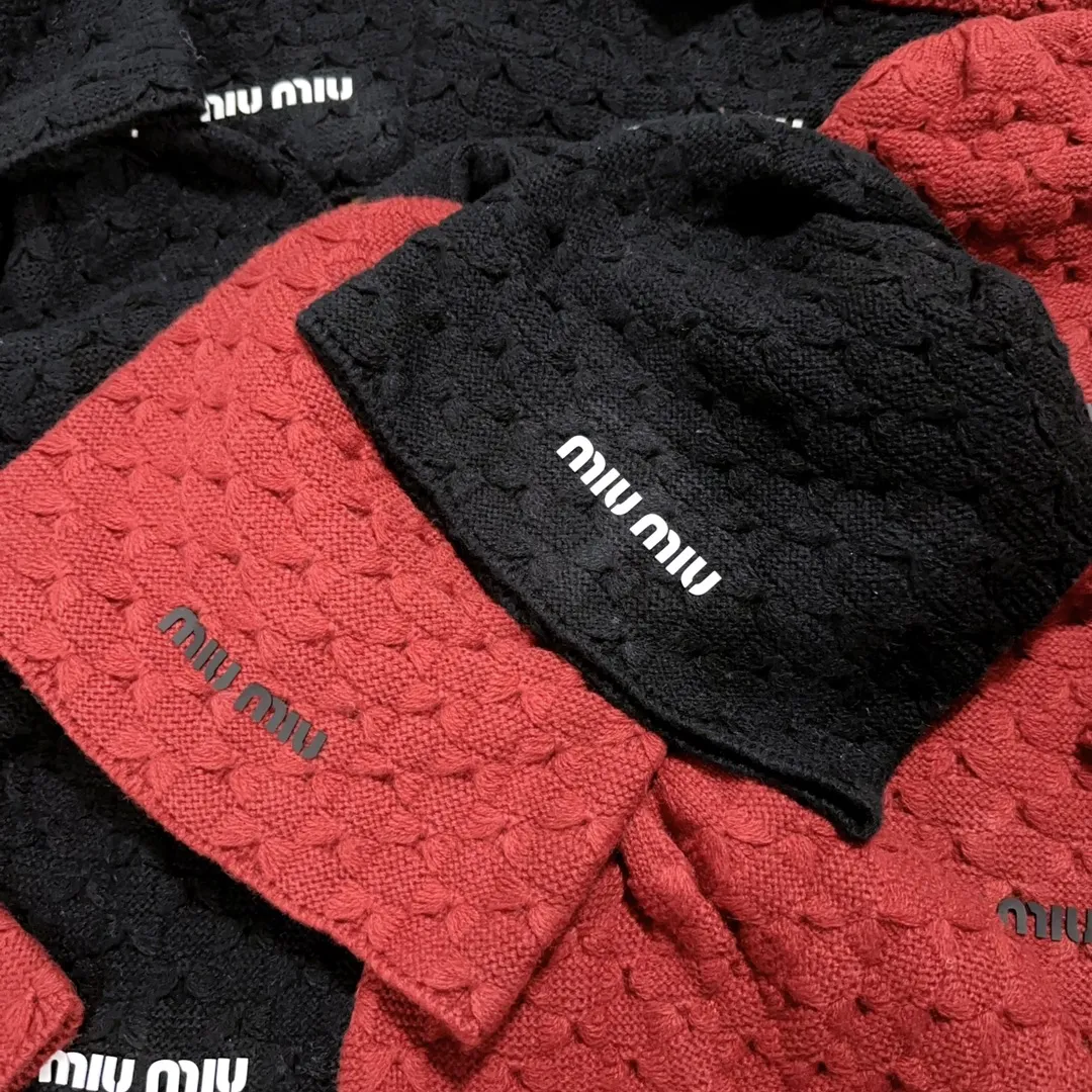 Miumiu wool pile hat pullover hat