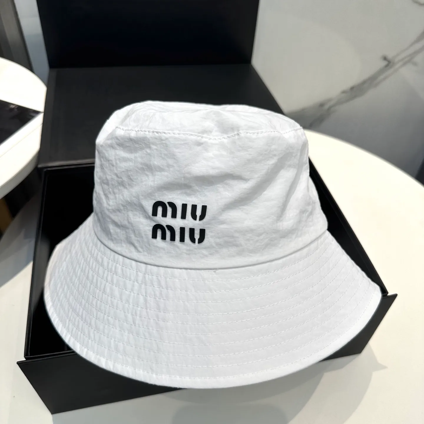 P50 miumiu Miu Miu's new quick-drying simple fisherman hat 🧢Light and breathable, trendy and versatile, Xiaohongshu grows grass, poison Get your boyfriend and cool together
