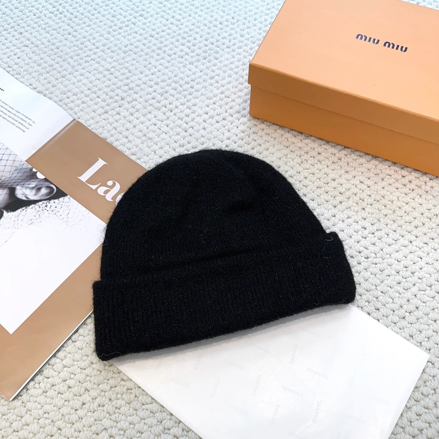 P60 miumiu new knitted hat! High-elastic fabric, classic colors, same style for men and women. Miu’s popular knitted hat! Xiaohongshu’s new product is released, it’s so 🉑️, high-elastic fabric, classic color