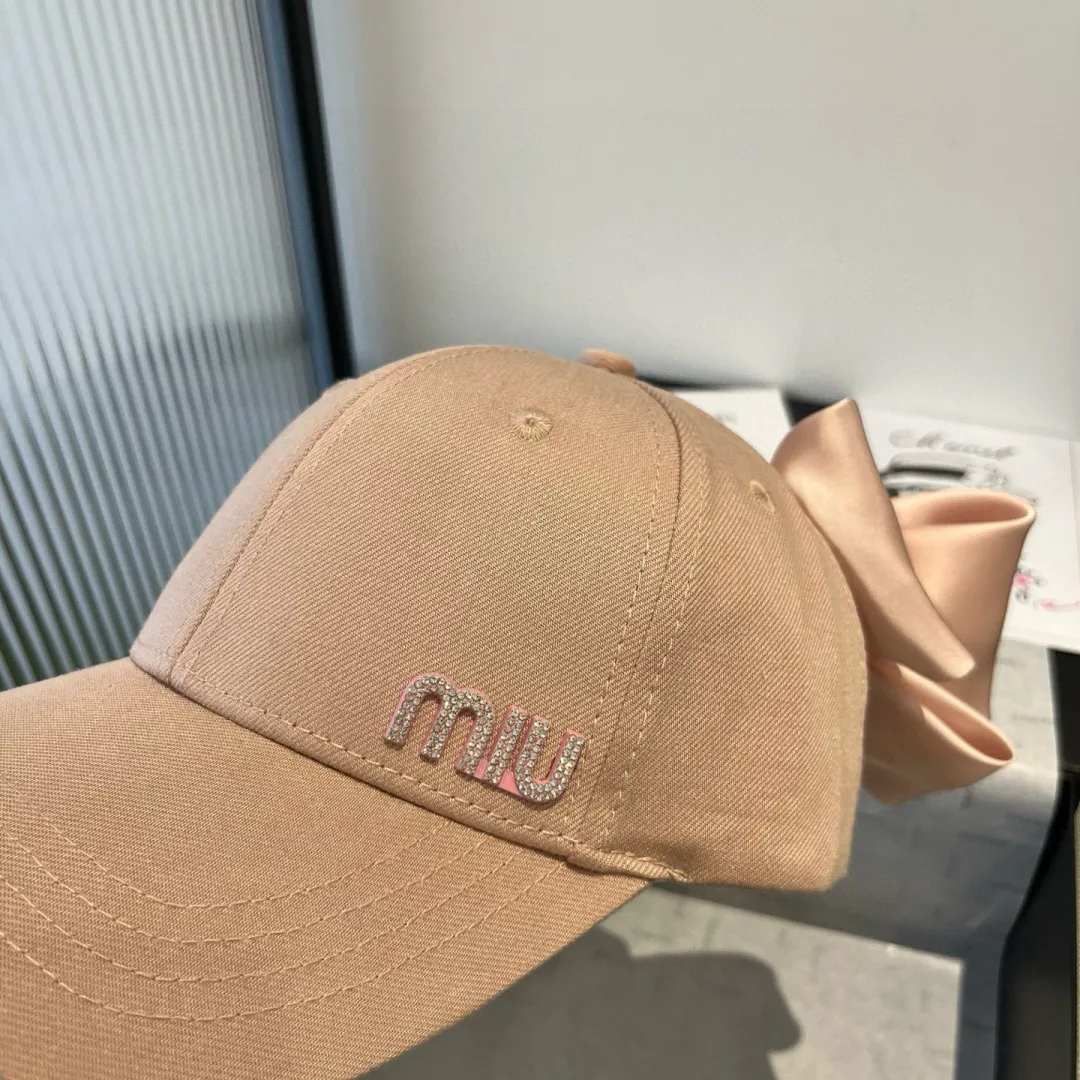💰100¥ miumiu bow cap, high-end customization, head circumference 57cm