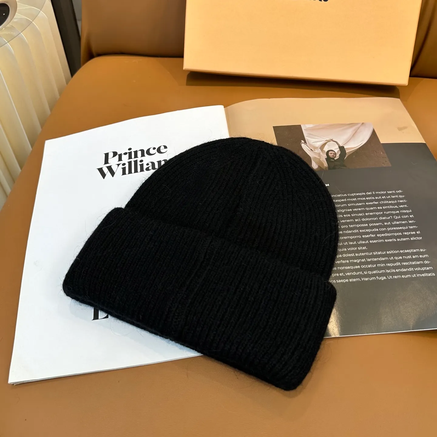 P50 miumiu Miu Miu counter's popular embroidered logo knitted hat! Xiaohongshu’s new product is released, it’s so 🉑️, high-elastic fabric, classic color