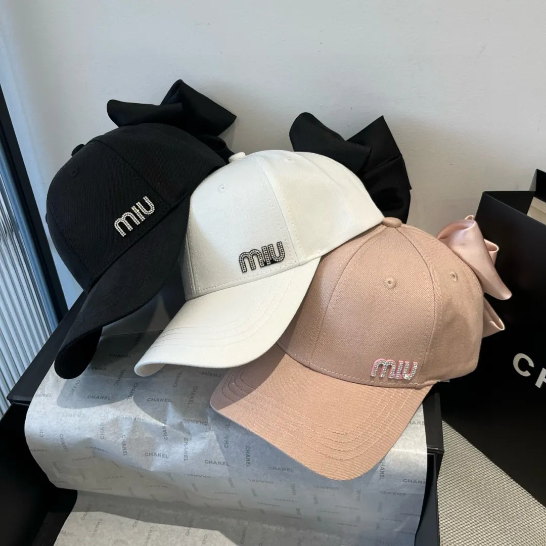 💰100¥ miumiu bow cap, high-end customization, head circumference 57cm