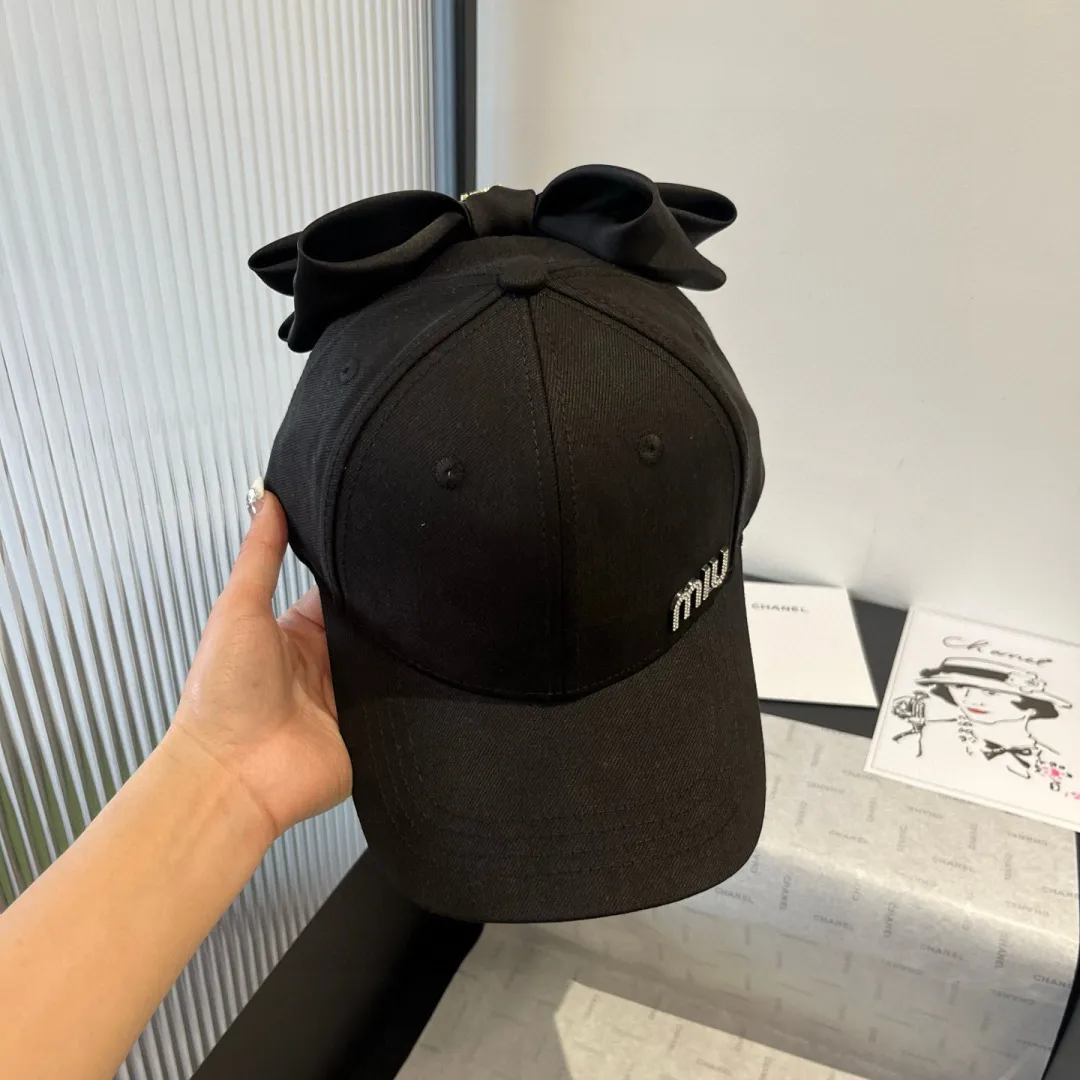 💰100¥ miumiu bow cap, high-end customization, head circumference 57cm