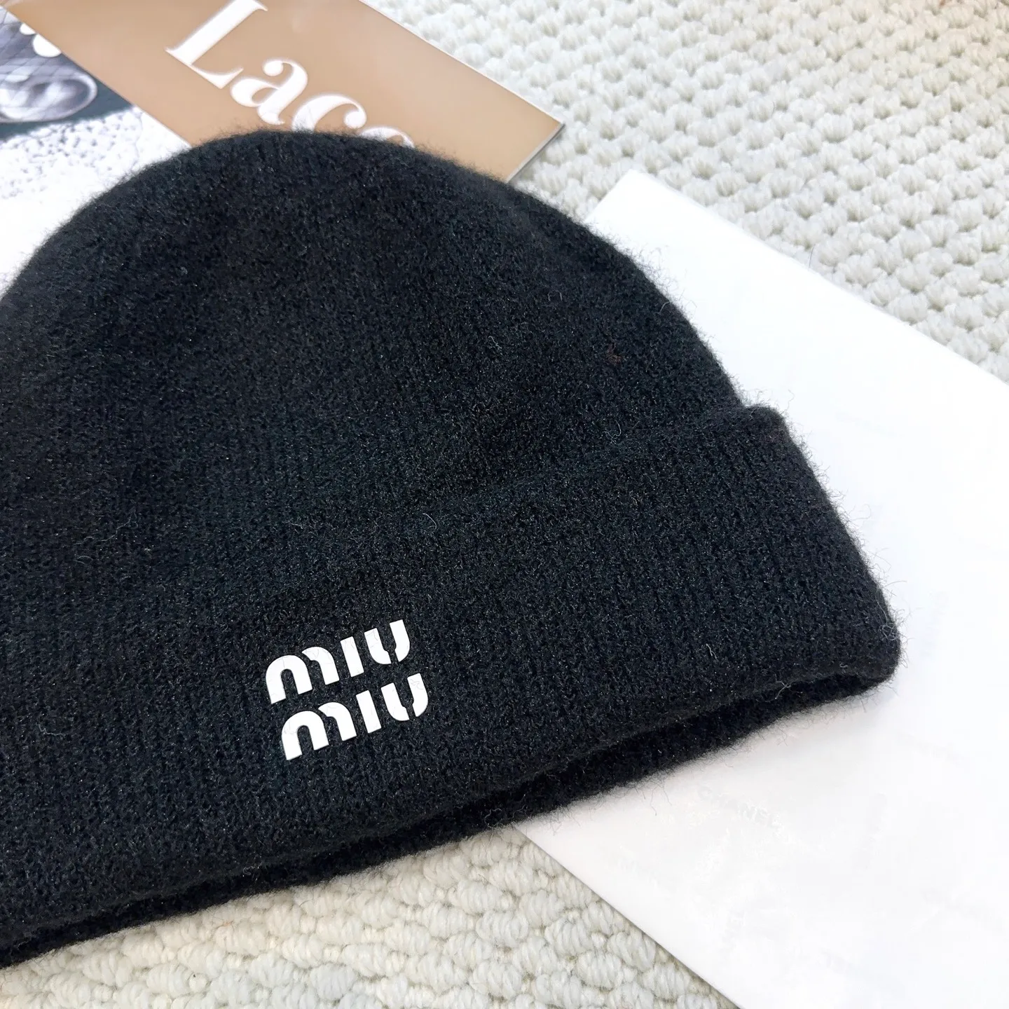 P50 miumiu new knitted hat! High-elastic fabric, classic colors, same style for men and women. Miu’s popular knitted hat! Xiaohongshu’s new product is released, it’s so 🉑️, high-elastic fabric, classic color