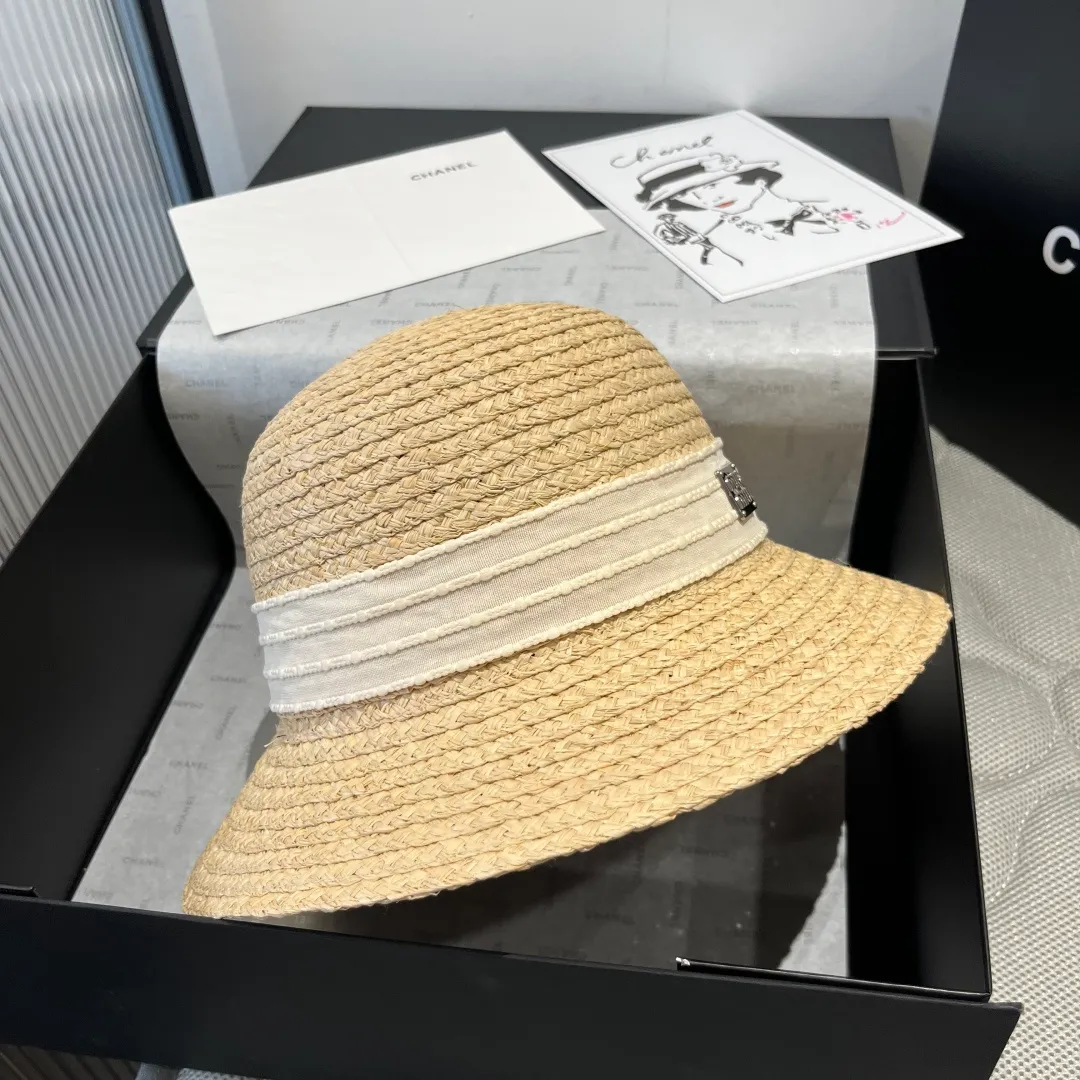 💰150¥ Miumiu raffia straw hat, bow hat, head circumference 57cm