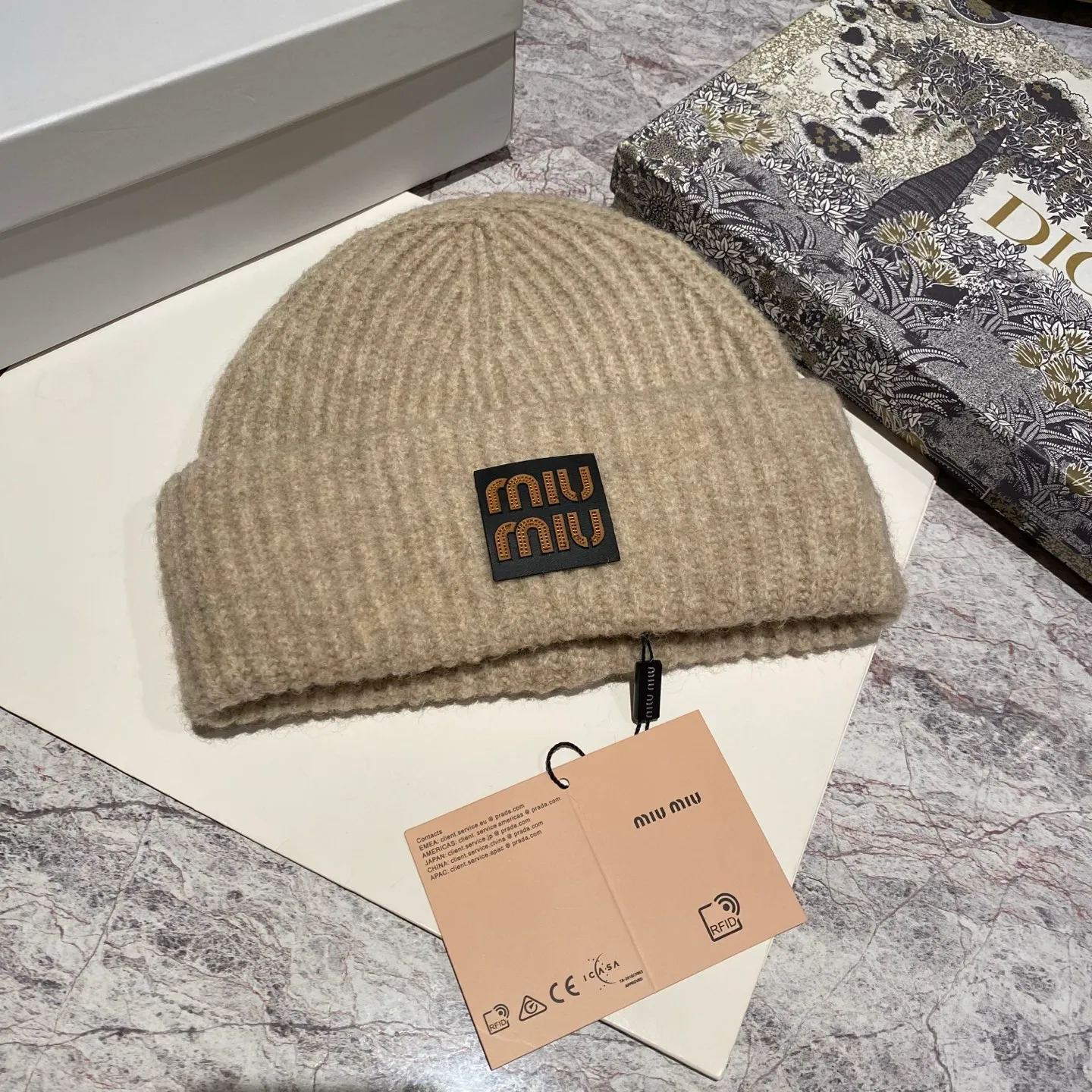 MiuMiu wool knit hat