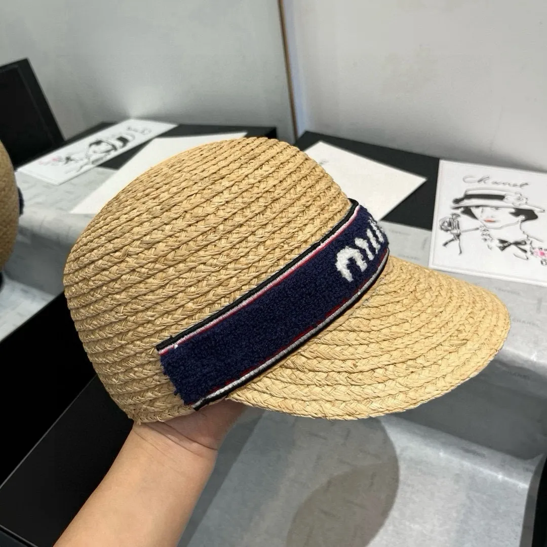 💰160¥ miumiu raffia knight hat, head circumference 57cm
