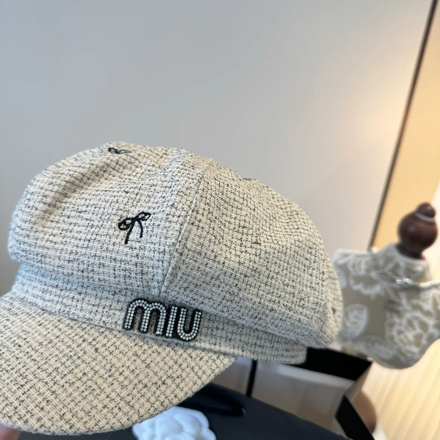 💰100¥ miumiu new duck bill painter's hat, high-end customization, head circumference 57cm