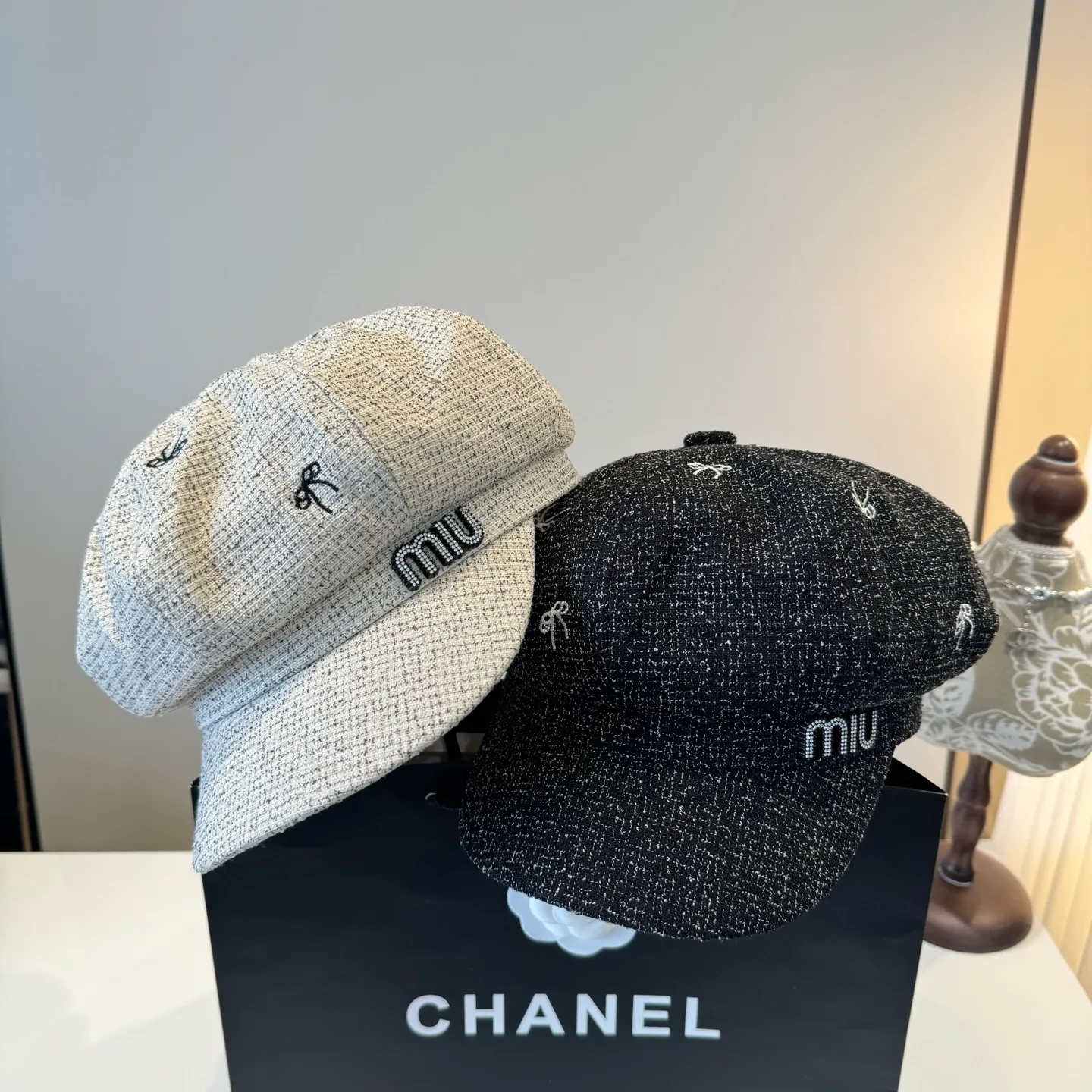 💰100¥ miumiu new duck bill painter's hat, high-end customization, head circumference 57cm