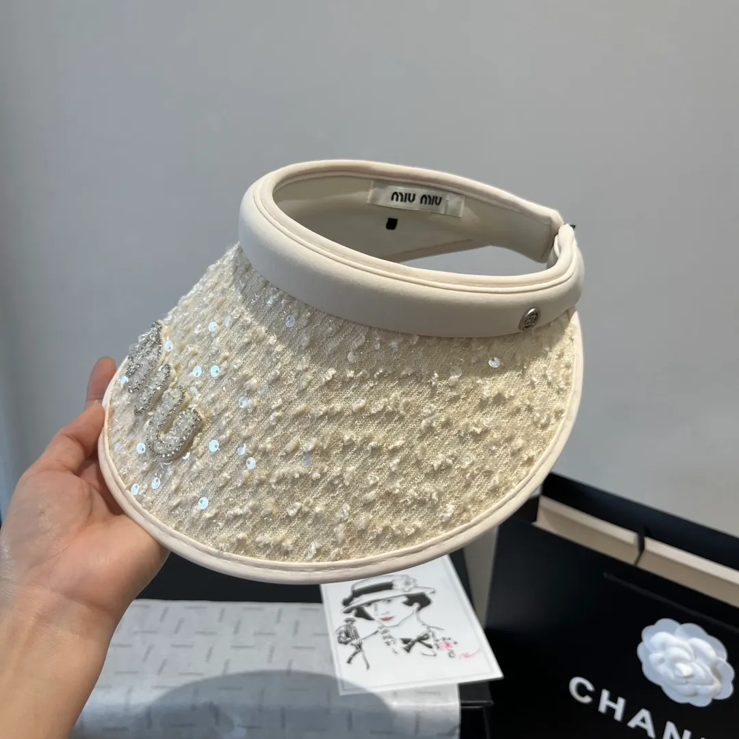 💰90¥ miumiu new empty top sun hat