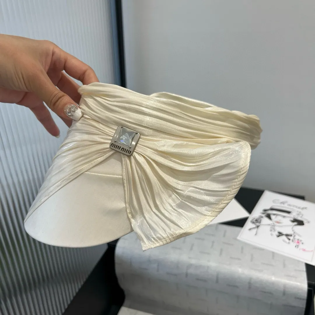 💰100¥ miumiu new silk headband, bow sun hat