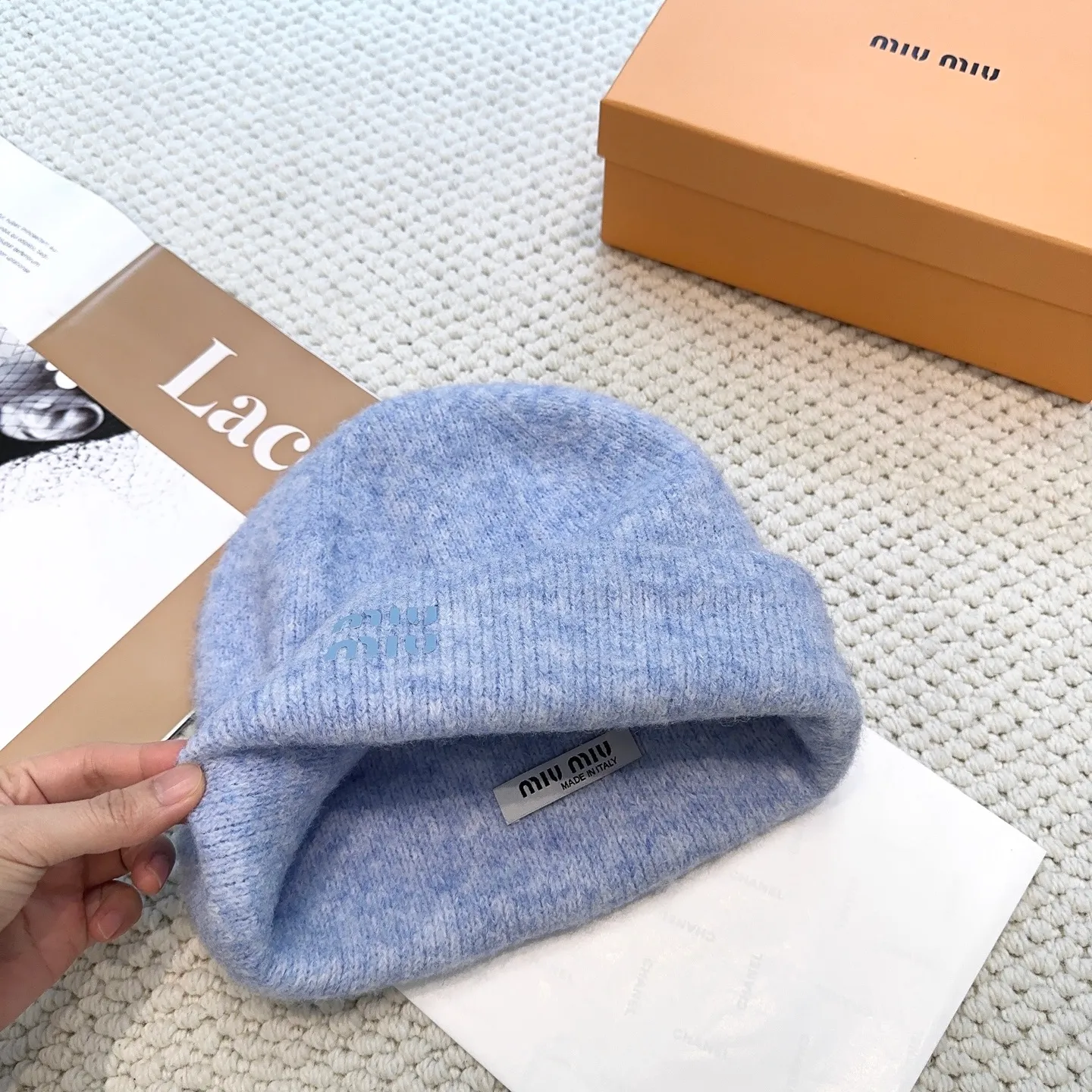 P50 miumiu new knitted hat! High-elastic fabric, classic colors, same style for men and women. Miu’s popular knitted hat! Xiaohongshu’s new product is released, it’s so 🉑️, high-elastic fabric, classic color