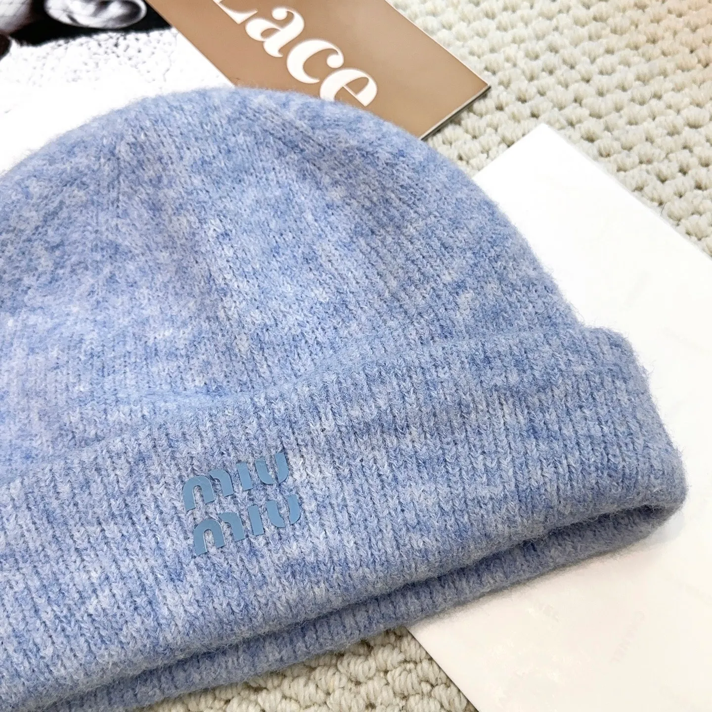P50 miumiu new knitted hat! High-elastic fabric, classic colors, same style for men and women. Miu’s popular knitted hat! Xiaohongshu’s new product is released, it’s so 🉑️, high-elastic fabric, classic color