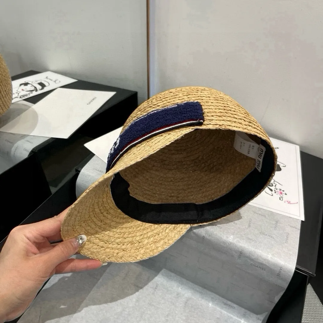 💰150¥ miumiu raffia knight hat, head circumference 57cm