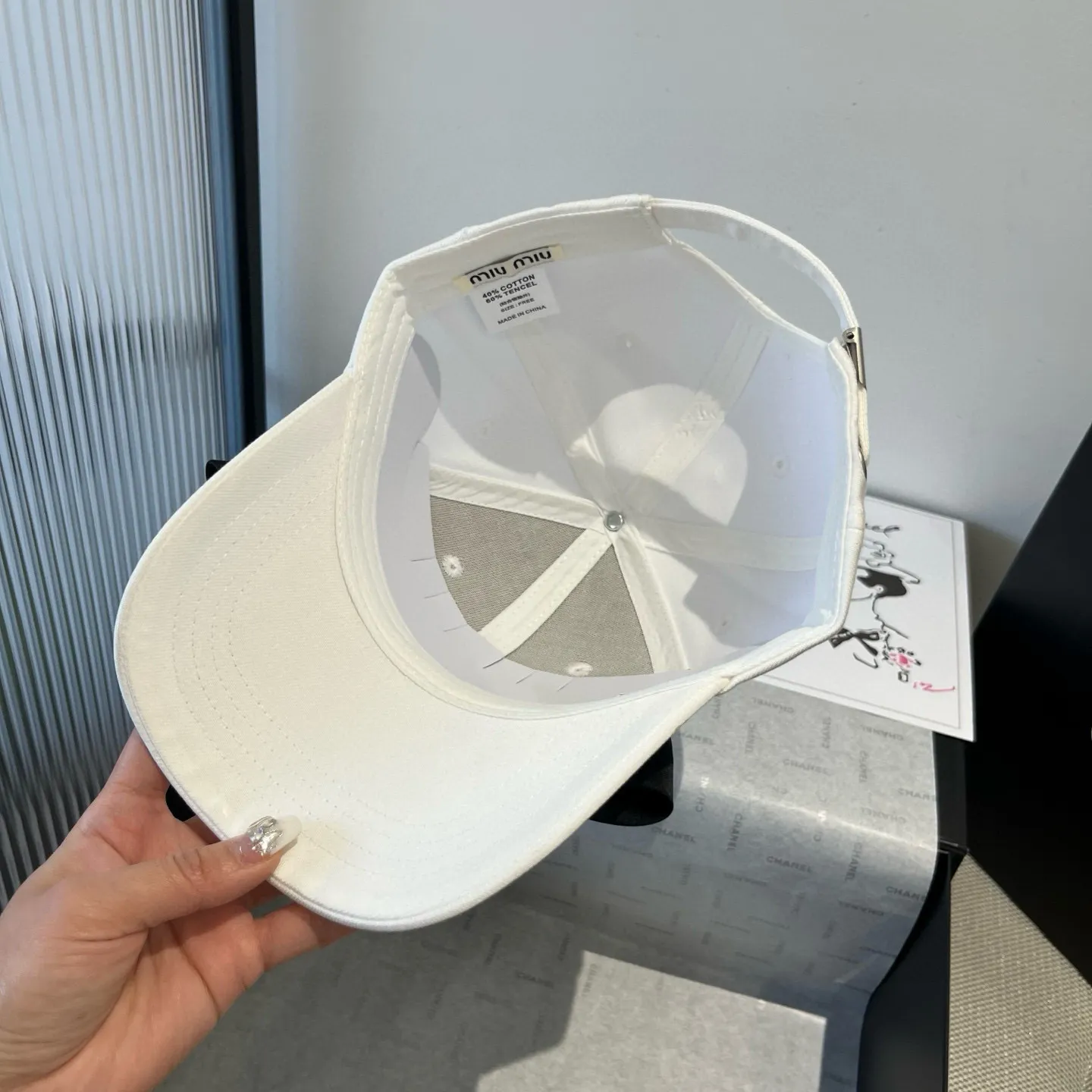 💰90¥ miumiu bow cap, high-end customization, head circumference 57cm