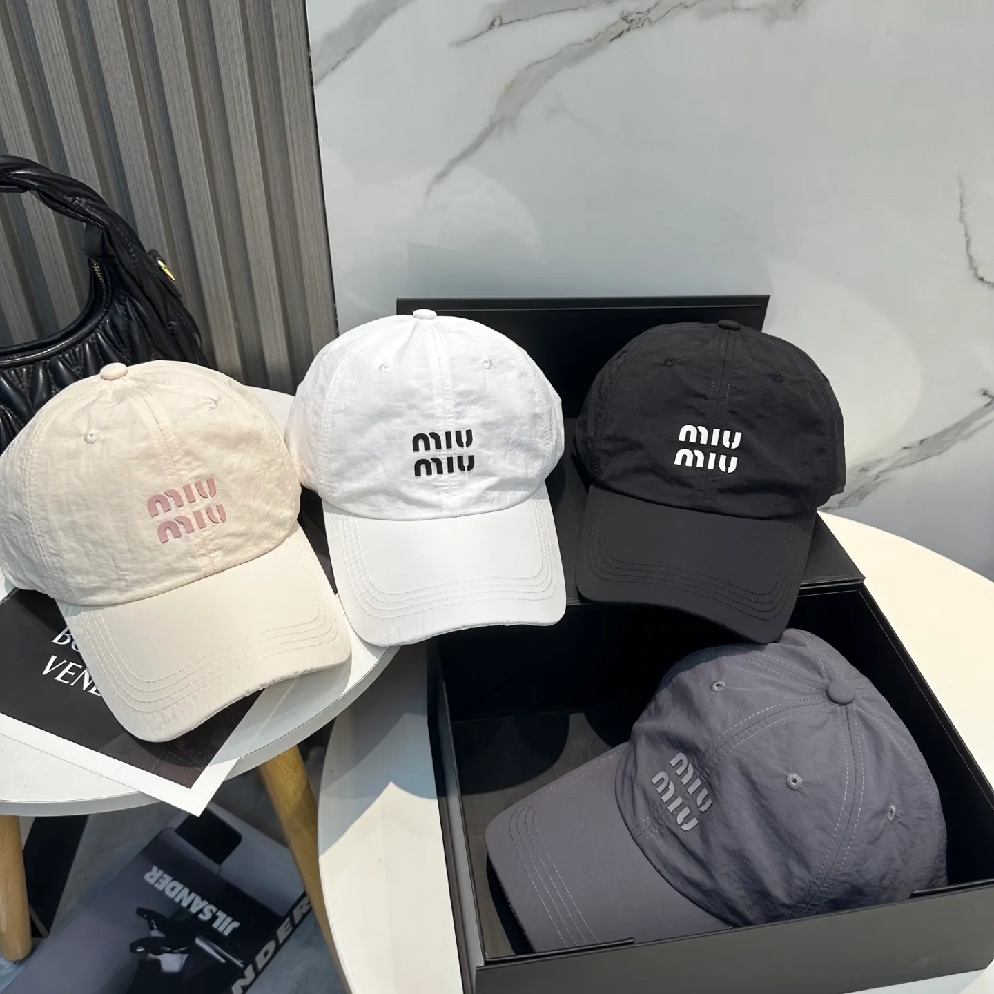 P50 miumiu new quick-drying simple baseball cap 🧢Light, breathable, trendy and versatile, Xiaohongshu grows grass, poison Get your boyfriend and cool together