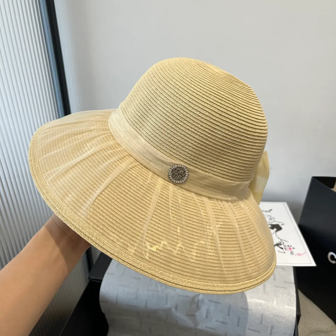 💰140¥ miumiu new bow basin hat, high-end customization, head circumference 57cm