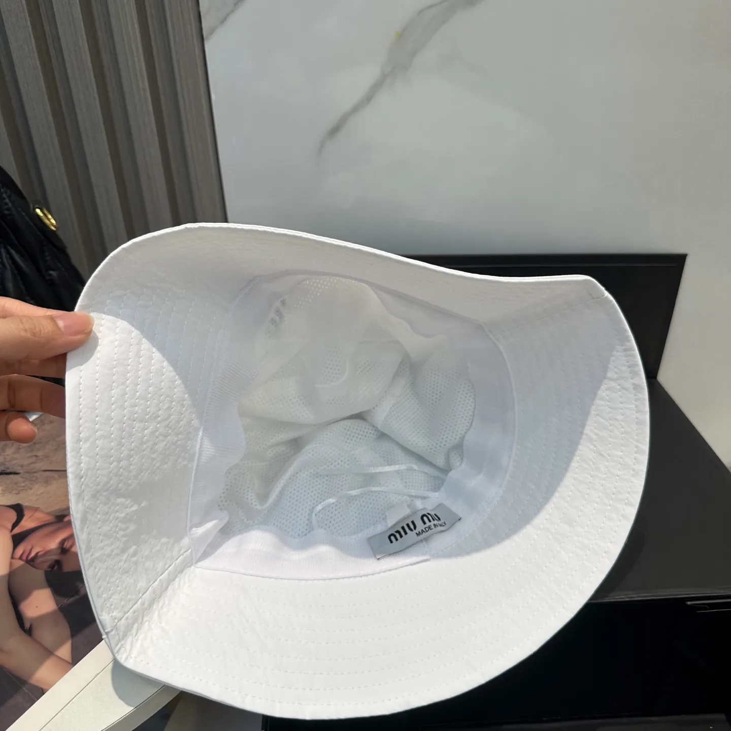 P60 miumiu new quick-drying simple fisherman hat 🧢Light and breathable, trendy and versatile, Xiaohongshu grows grass, poison Get your boyfriend and cool together